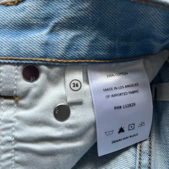 Revolve Grlfrnd Jules Denim Shorts - Picture 6 of 7